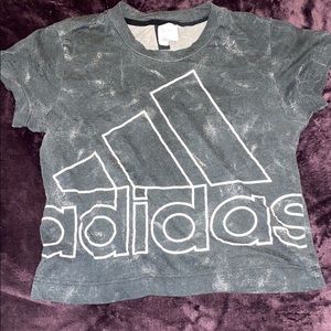 Faded grey croptop